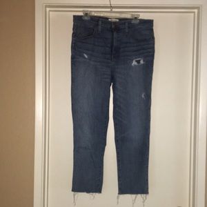 Madewell crop jeans